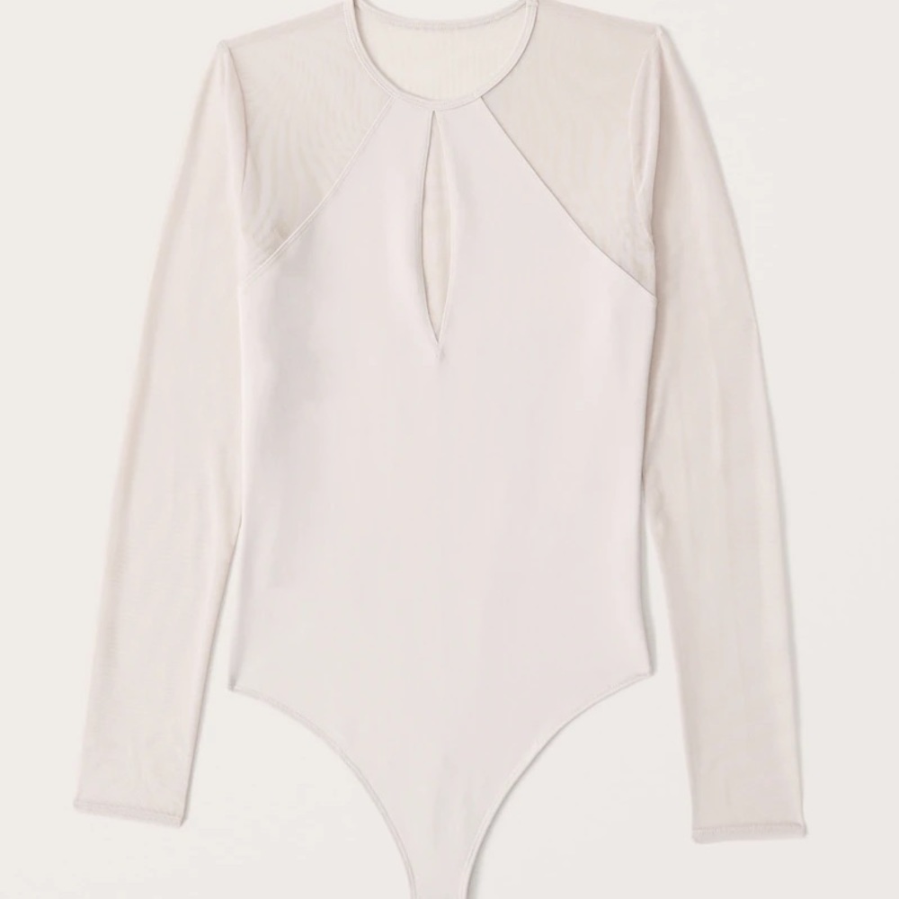 Abercrombie Long sleeve seamless bodysuit- NEW